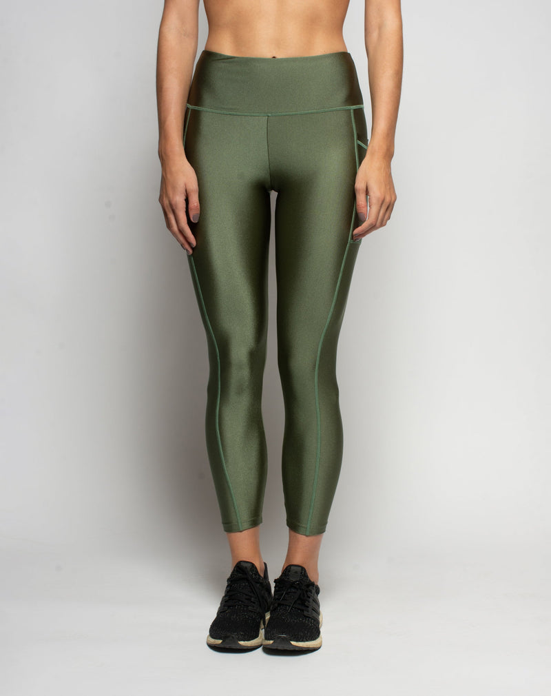 Legging com Bolsos Laterais - VERDE MILITAR