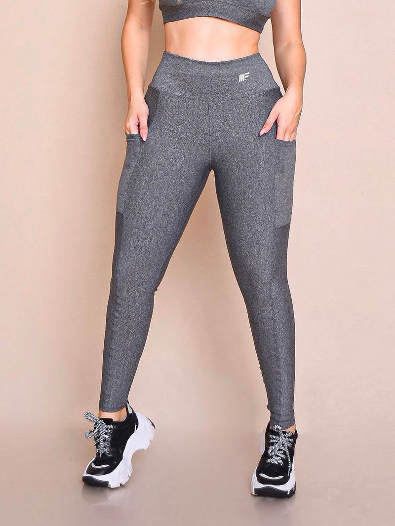 Calça Legging Com Bolso